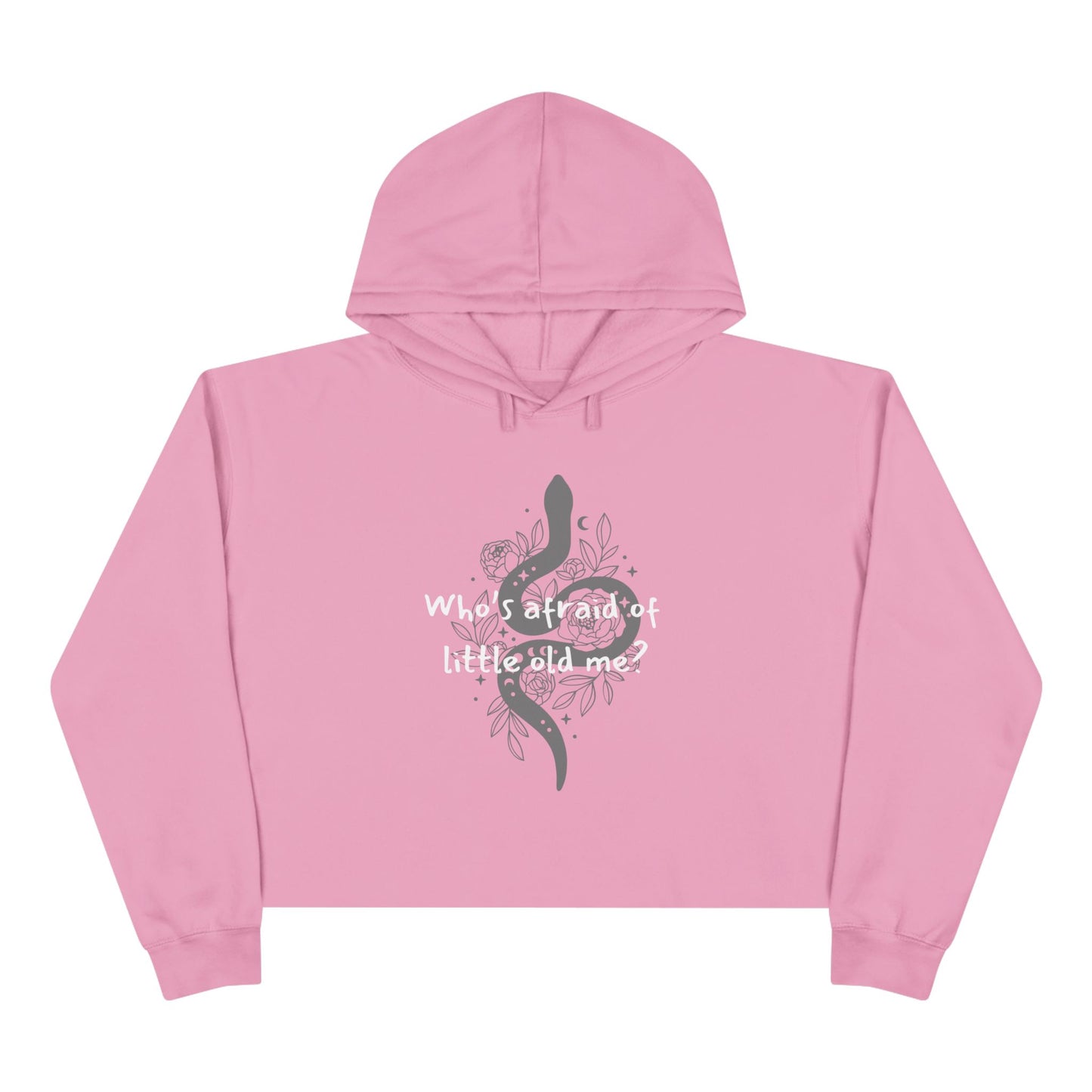 Who's Afraid of Little Old Me? You should be - TS Lyrics, Crop Hoodie