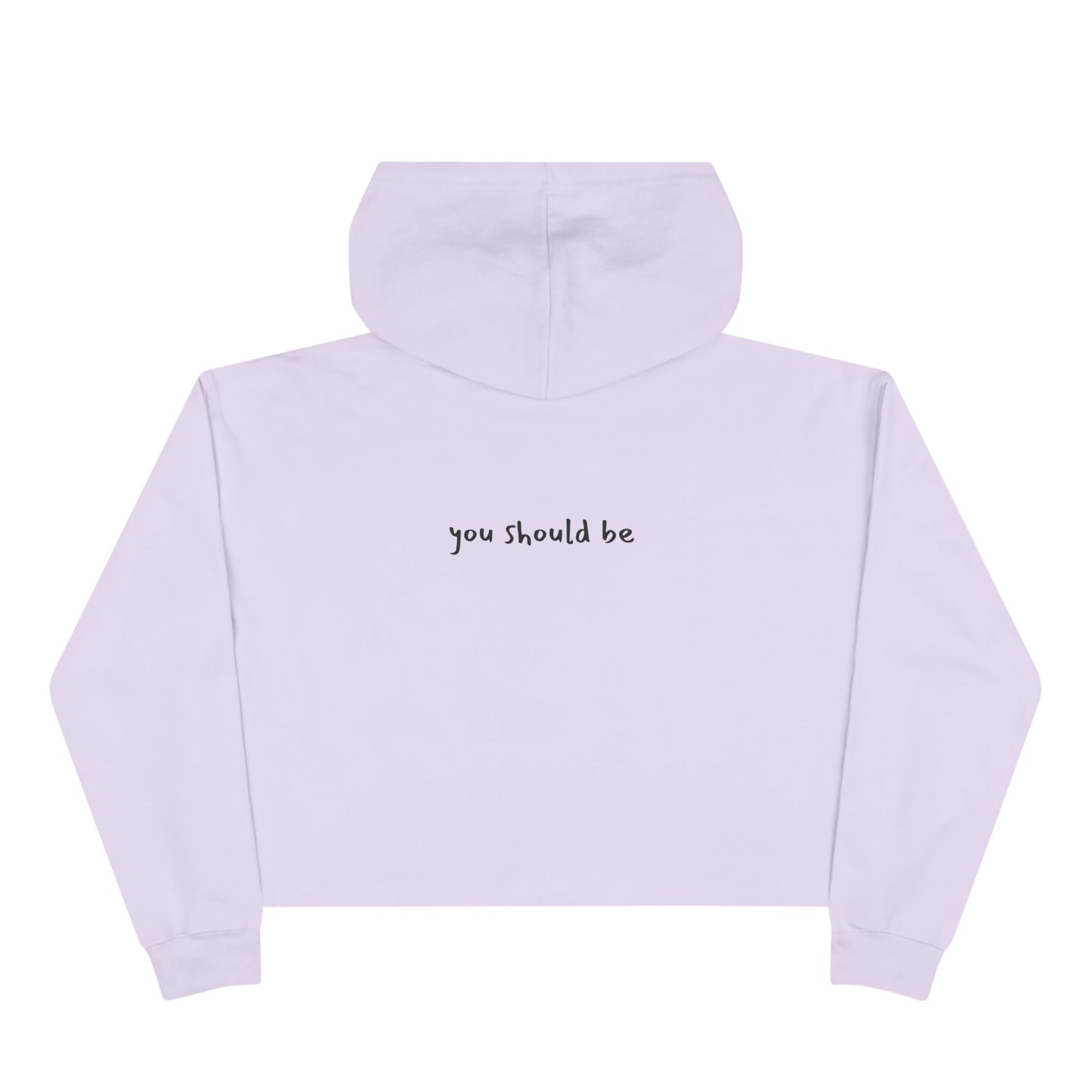 Who's Afraid of Little Old Me? You should be - TS Lyrics, Crop Hoodie