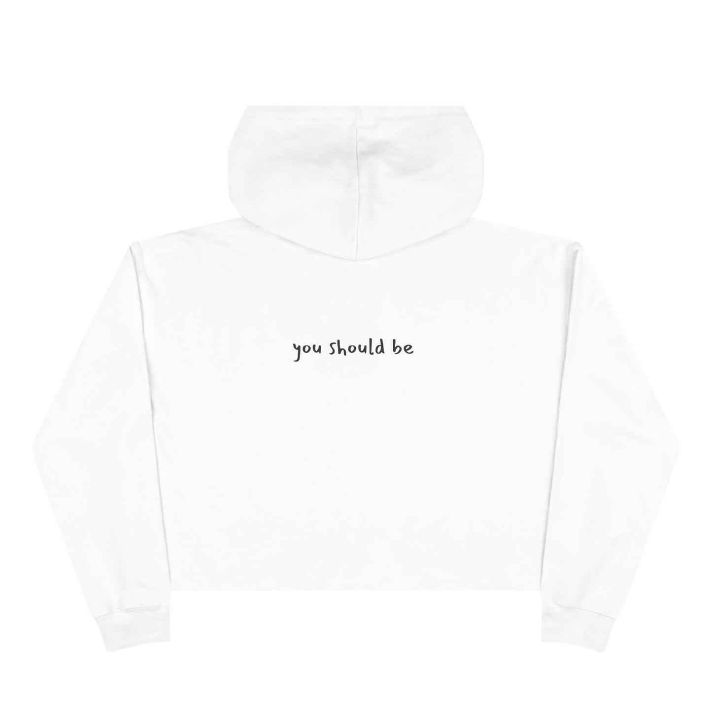 Who's Afraid of Little Old Me? You should be - TS Lyrics, Crop Hoodie