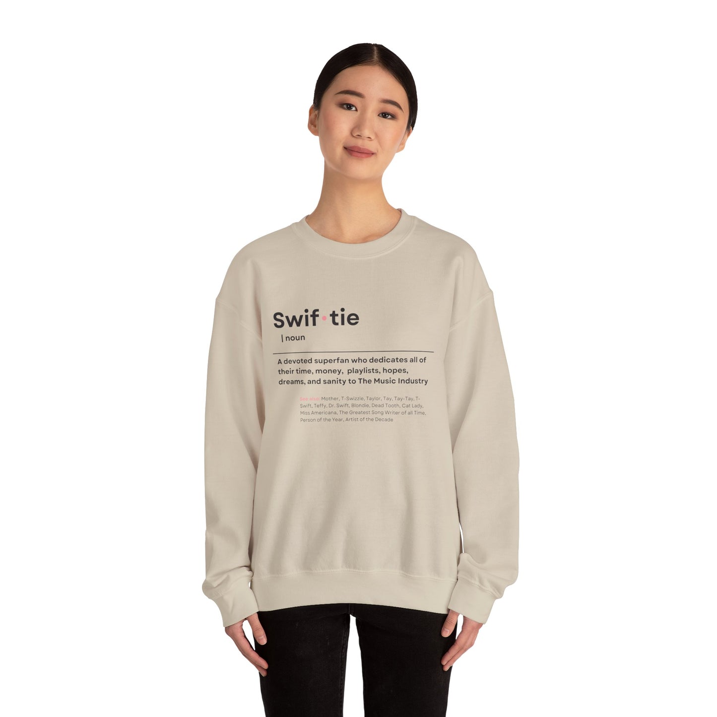 "Swif-tie" Definition, Sweatshirt