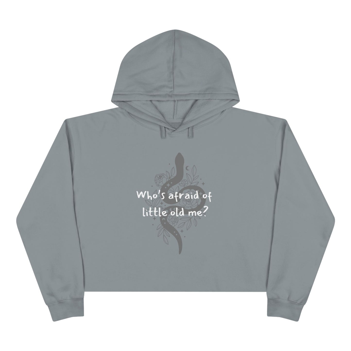 Who's Afraid of Little Old Me? You should be - TS Lyrics, Crop Hoodie
