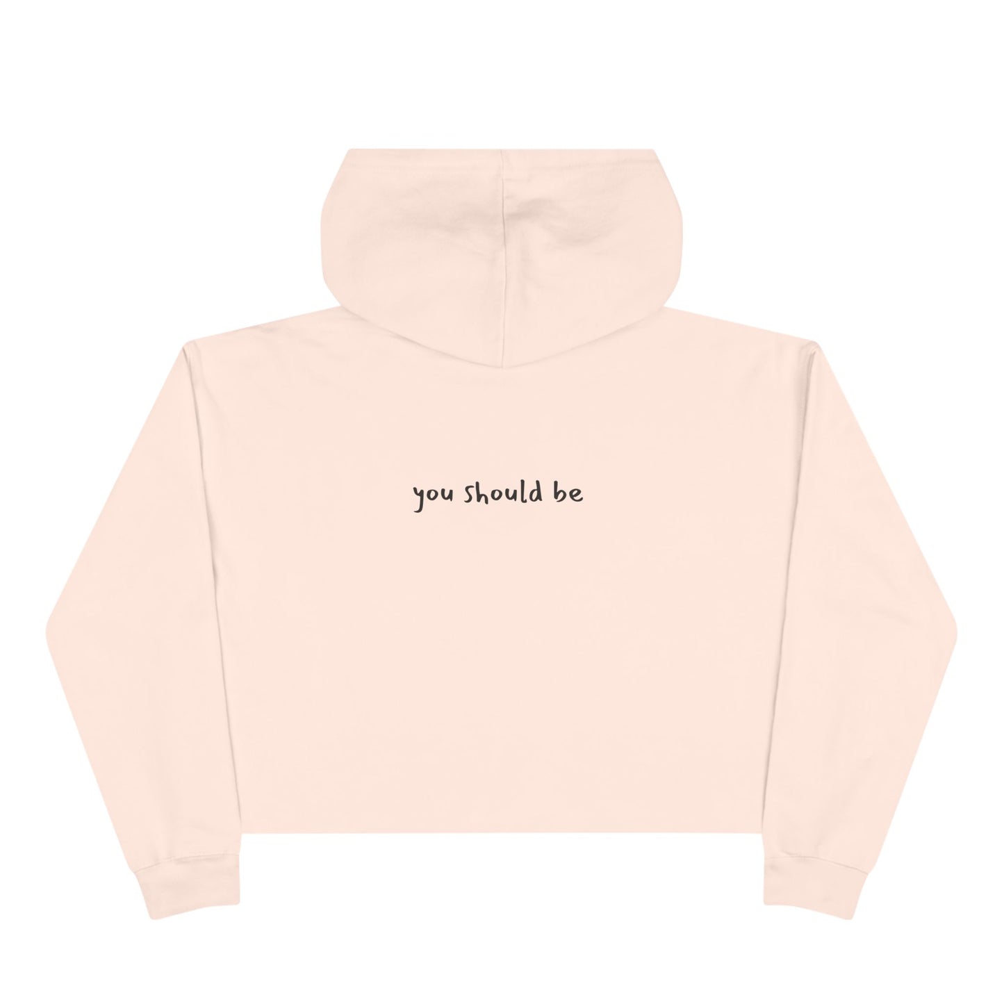 Who's Afraid of Little Old Me? You should be - TS Lyrics, Crop Hoodie
