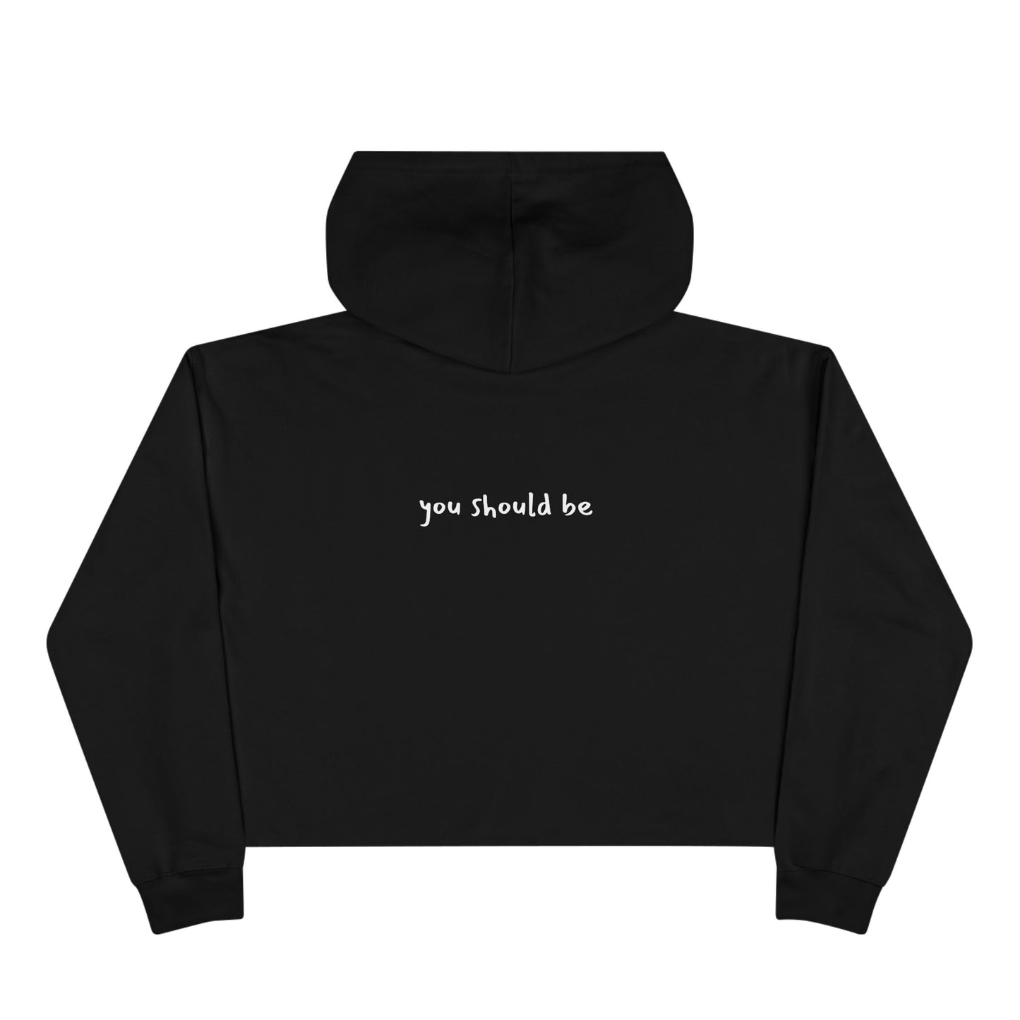 Who's Afraid of Little Old Me? You should be - TS Lyrics, Crop Hoodie