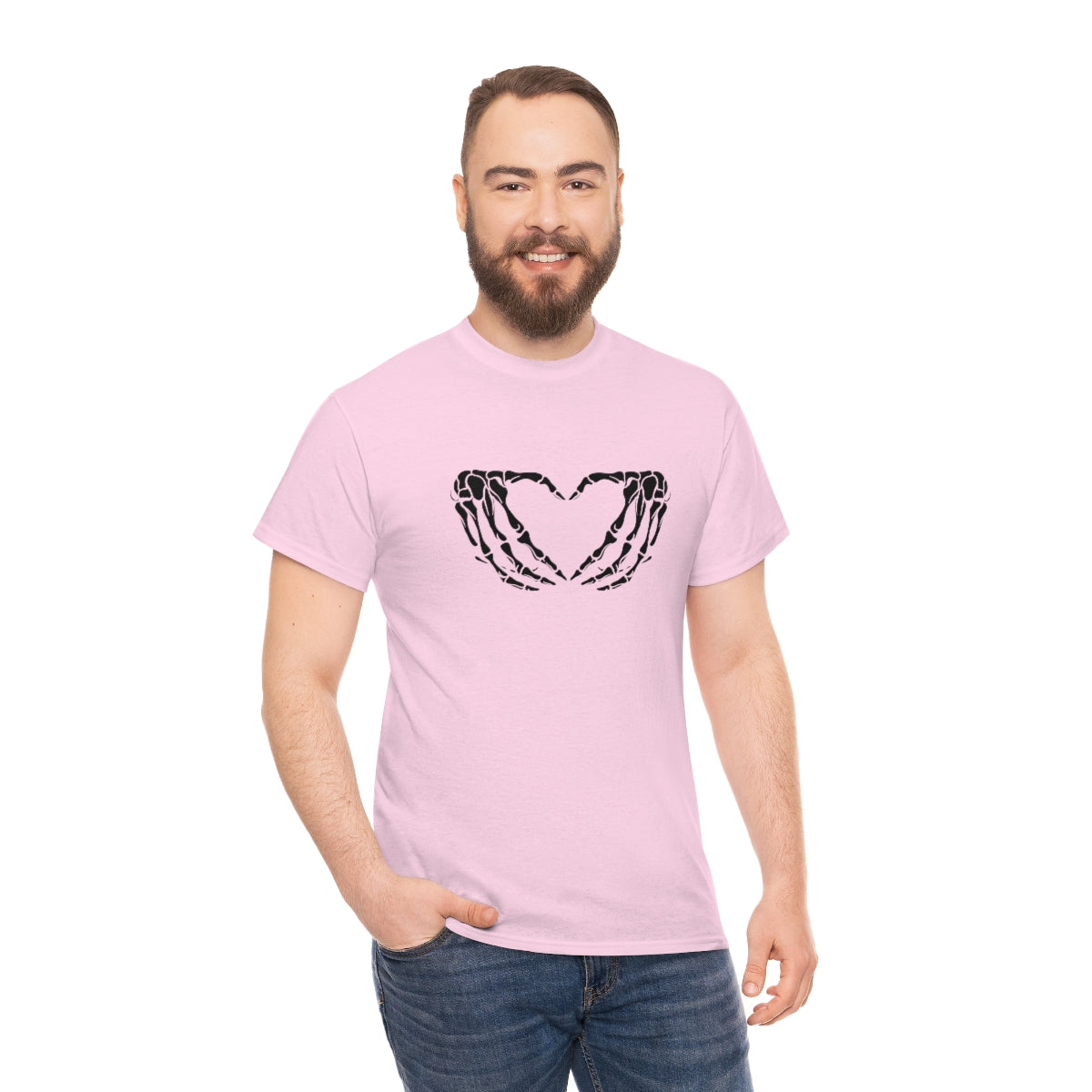Skeleton Heart Cotton Tee