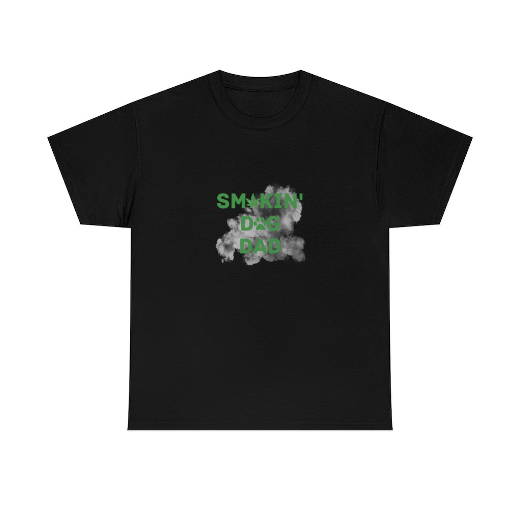 "Smokin' Dog Dad" Cotton Tee