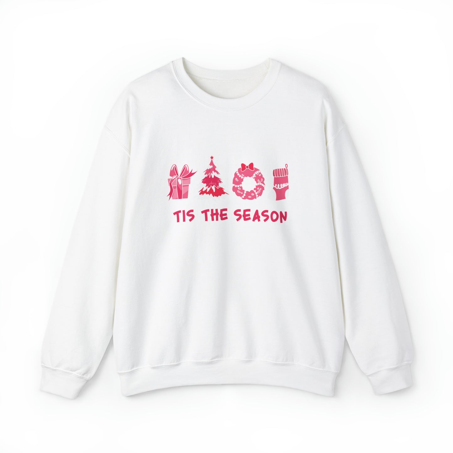 "'Tis The Season" Pink Christmas, Sweatshirt