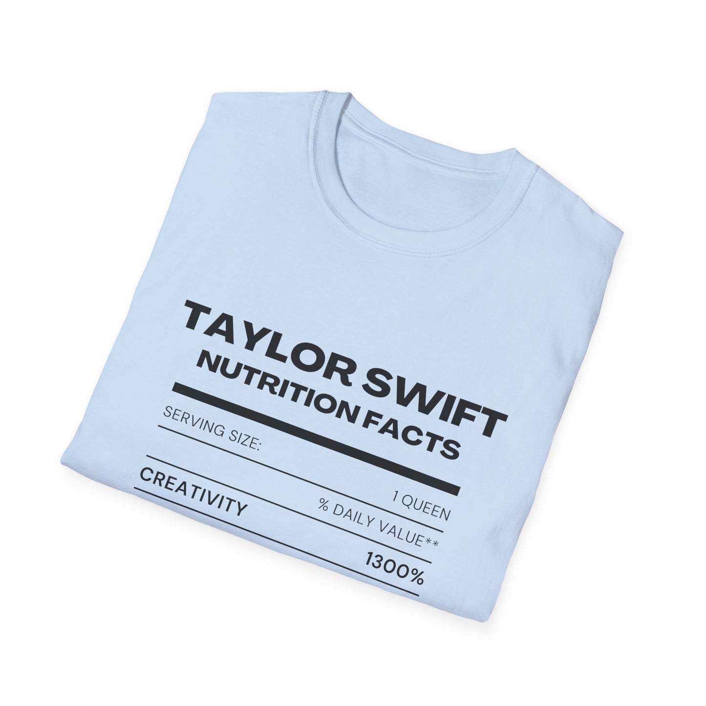 Taylor Swift Nutritional Facts, Tee