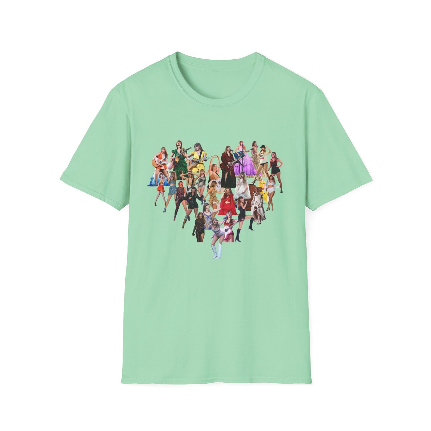 Eras of the Music Industry, Collage Heart - TS, Tee