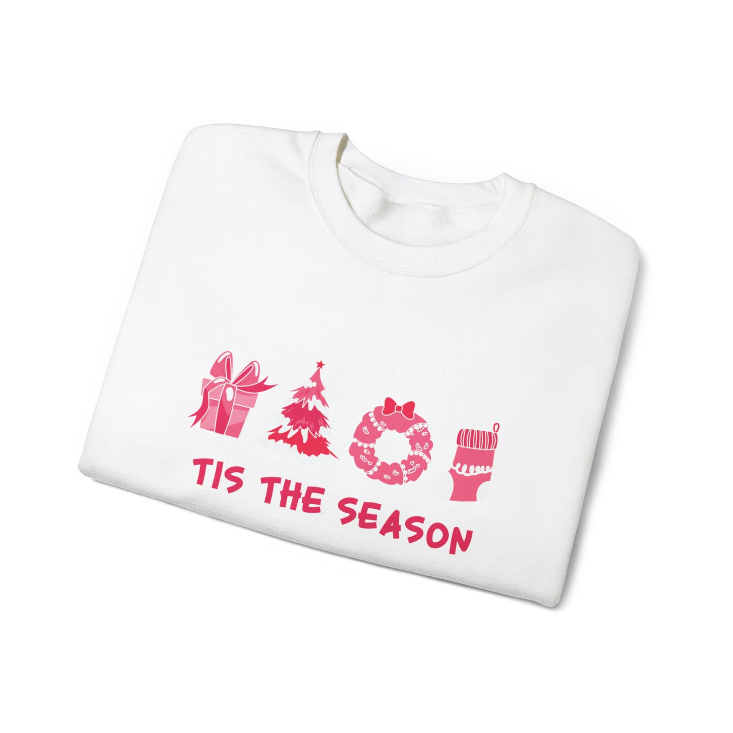 "'Tis The Season" Pink Christmas, Sweatshirt