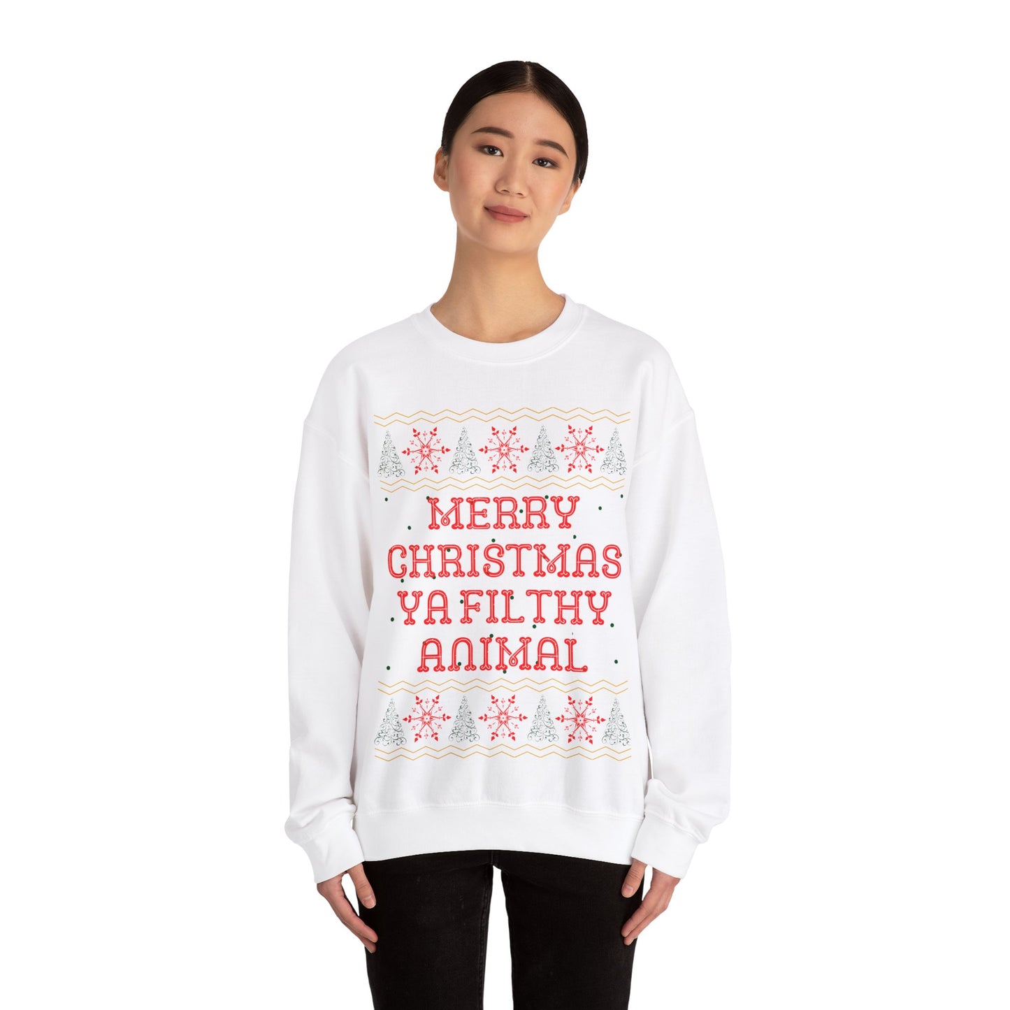 Merry Christmas Ya Filthy Animal, Christmas Sweatshirt