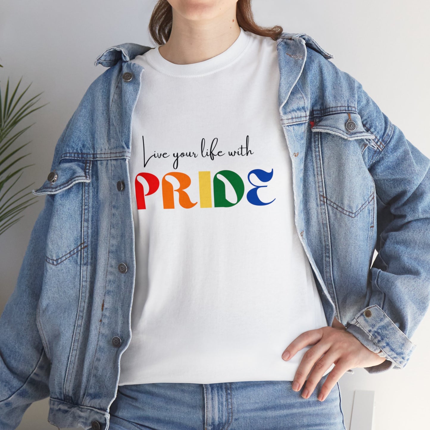 "Live your life with pride", Tee