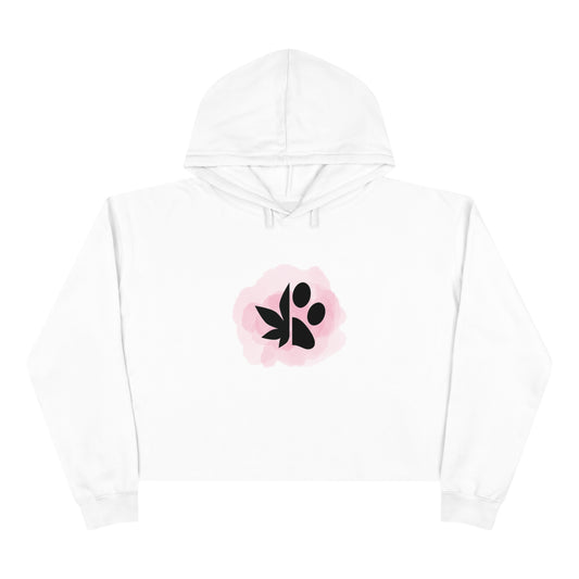 Dope Dogs Pink Smoke Cropped Hoodie