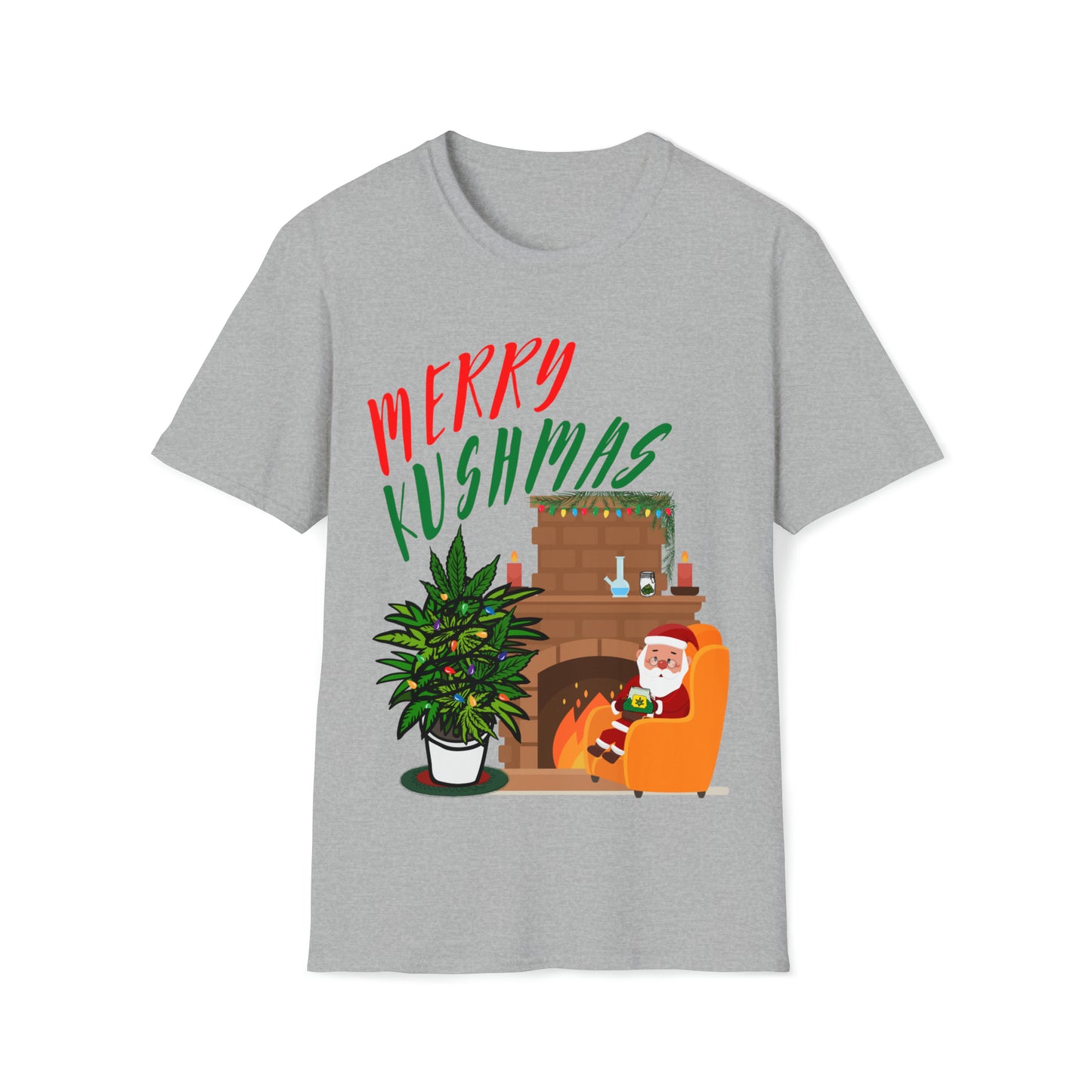 "Merry Kushmas" Stoner Santa, Tee