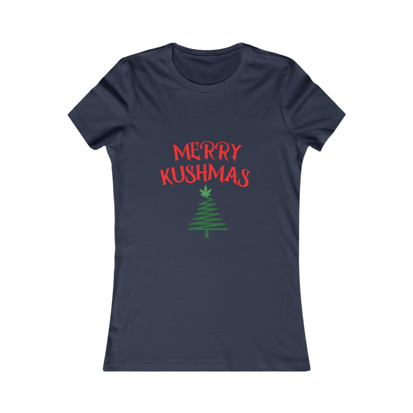 "Merry Kushmas" Tree, Women's Tee