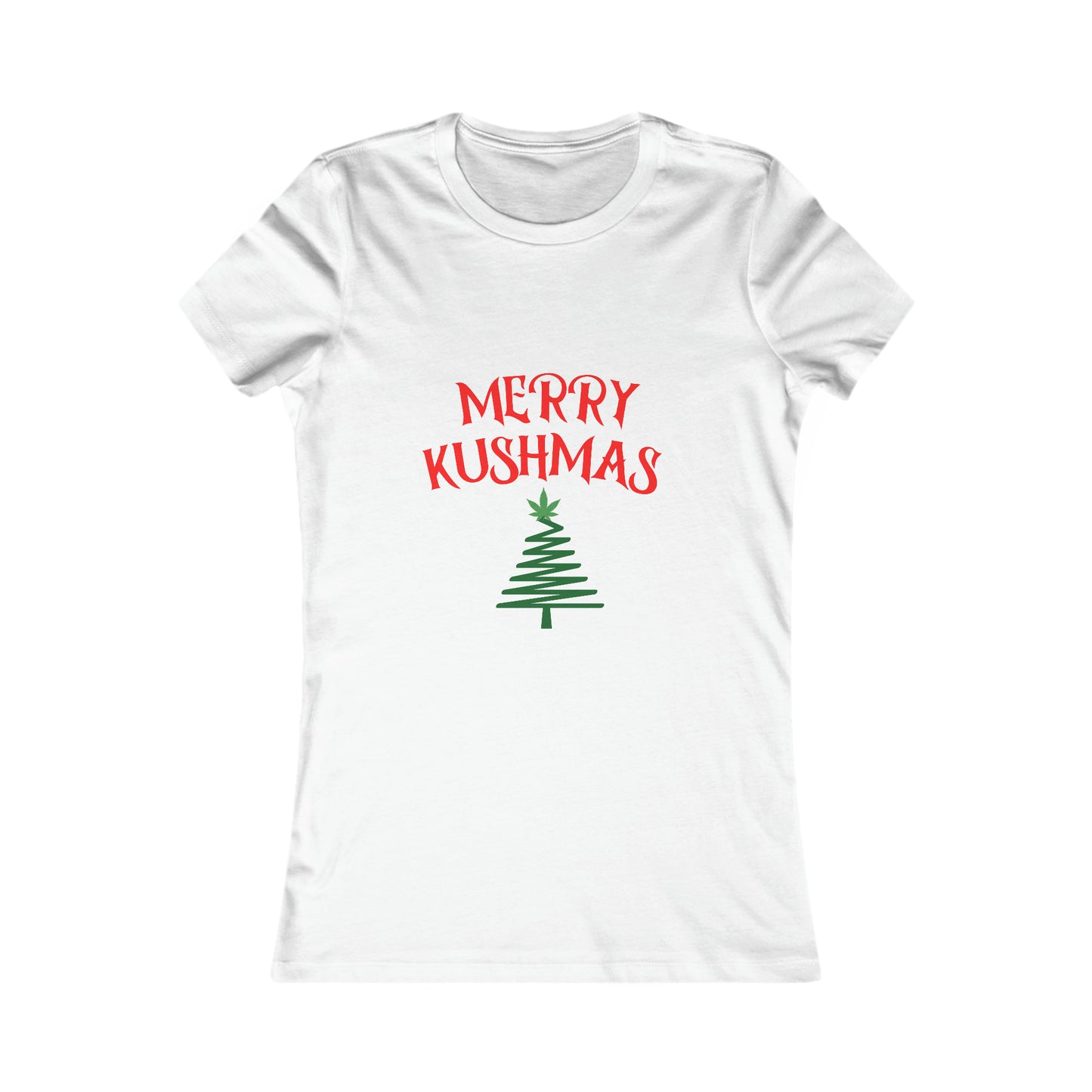 "Merry Kushmas" Tree, Women's Tee