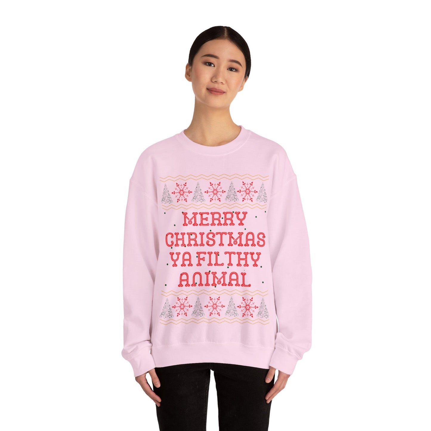 Merry Christmas Ya Filthy Animal, Christmas Sweatshirt