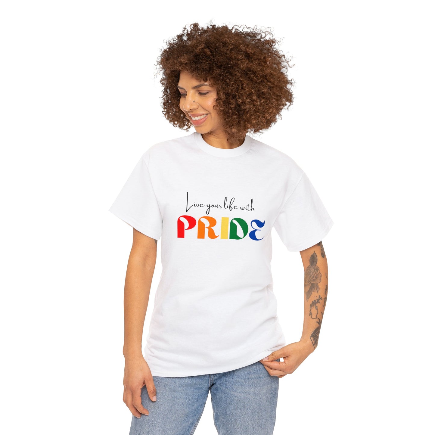 "Live your life with pride", Tee