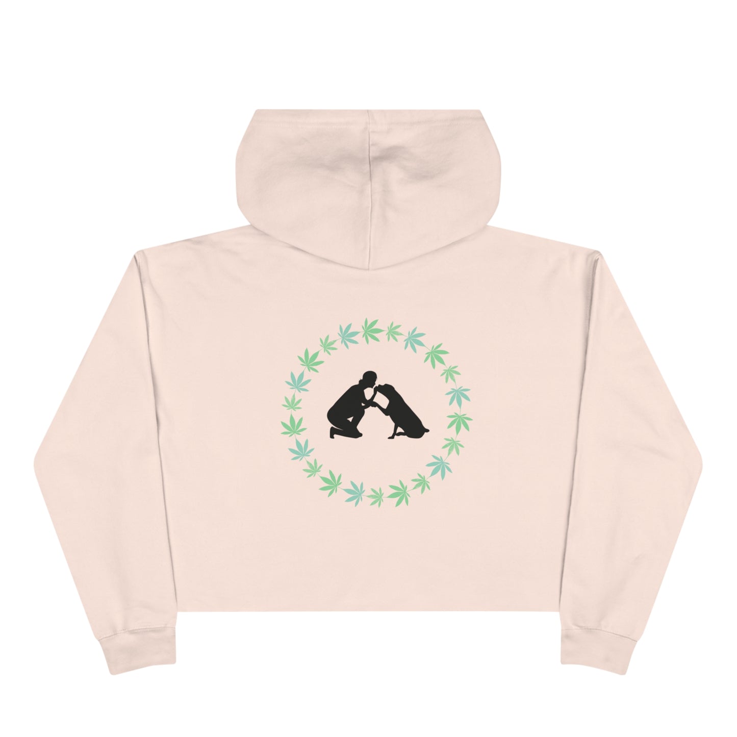 Puppy Love Crop Hoodie