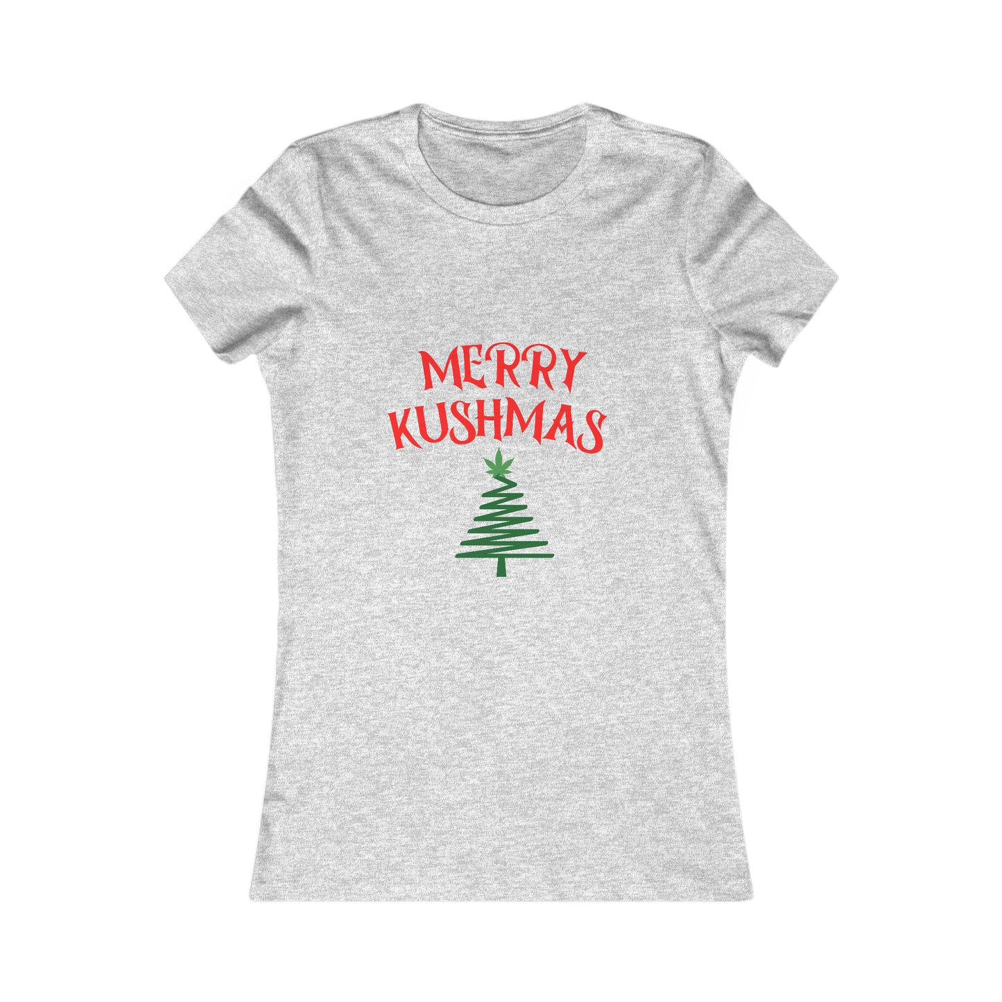 "Merry Kushmas" Tree, Women's Tee