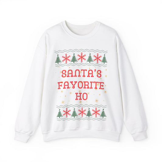 Santa's Favorite Ho, Christmas Sweatshirt