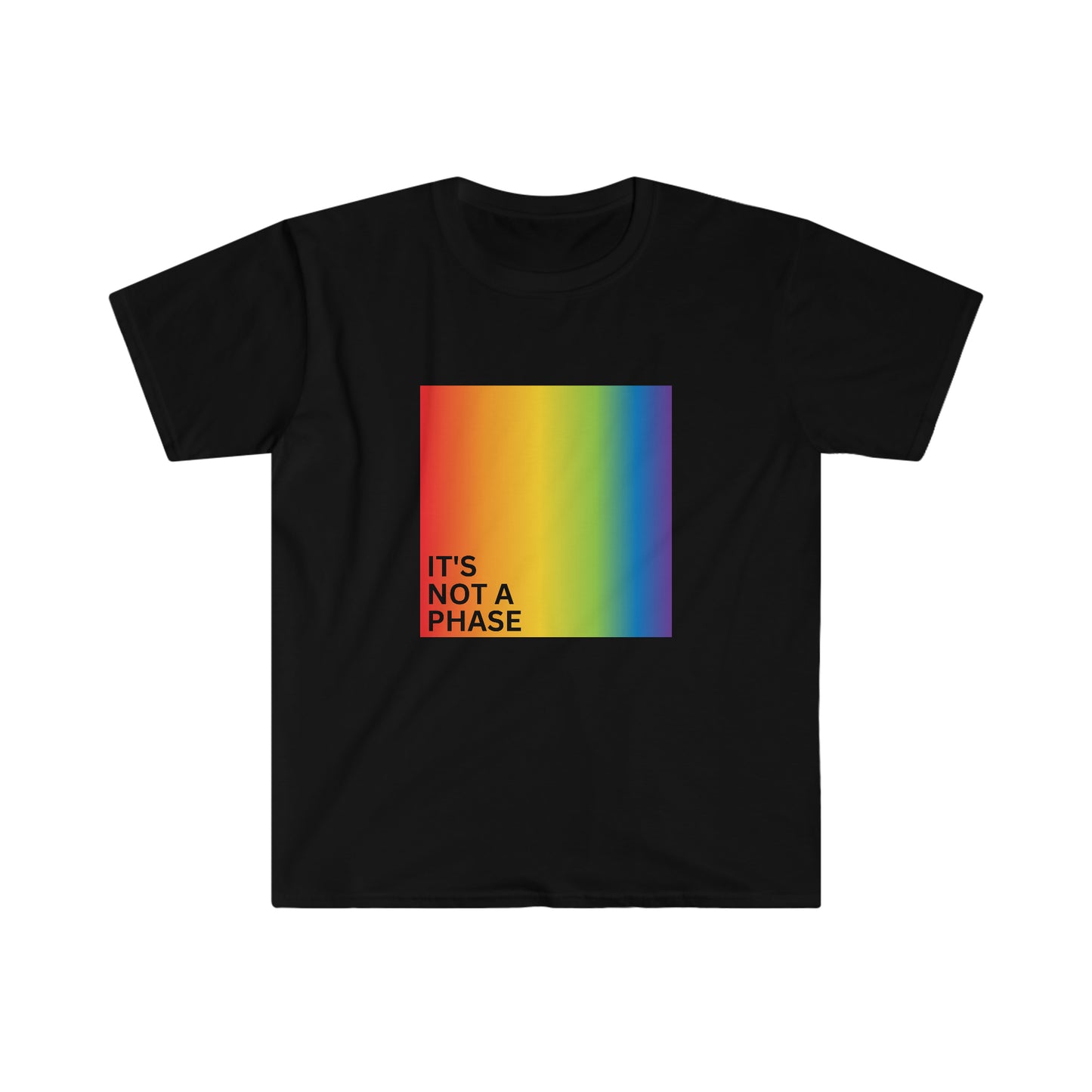 "IT'S NOT A PHASE" Rainbow, Tee