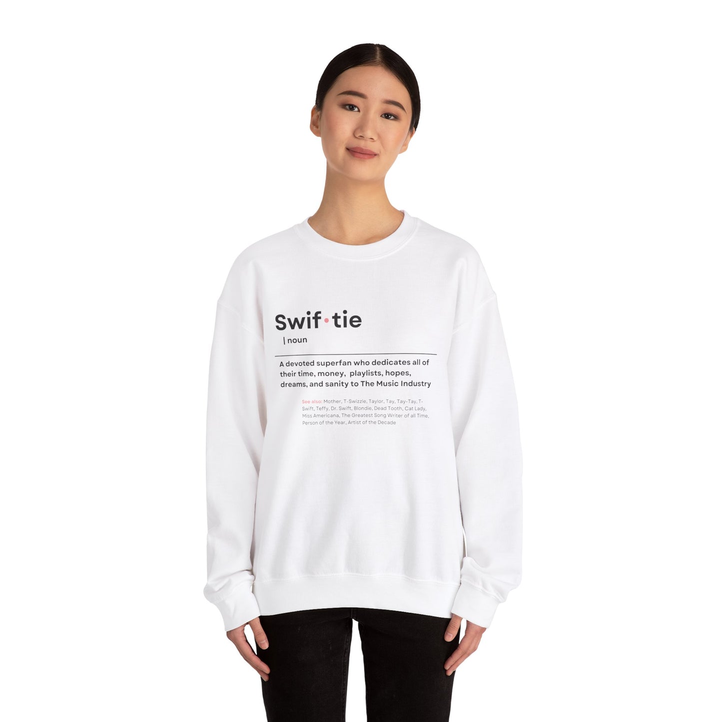 "Swif-tie" Definition, Sweatshirt