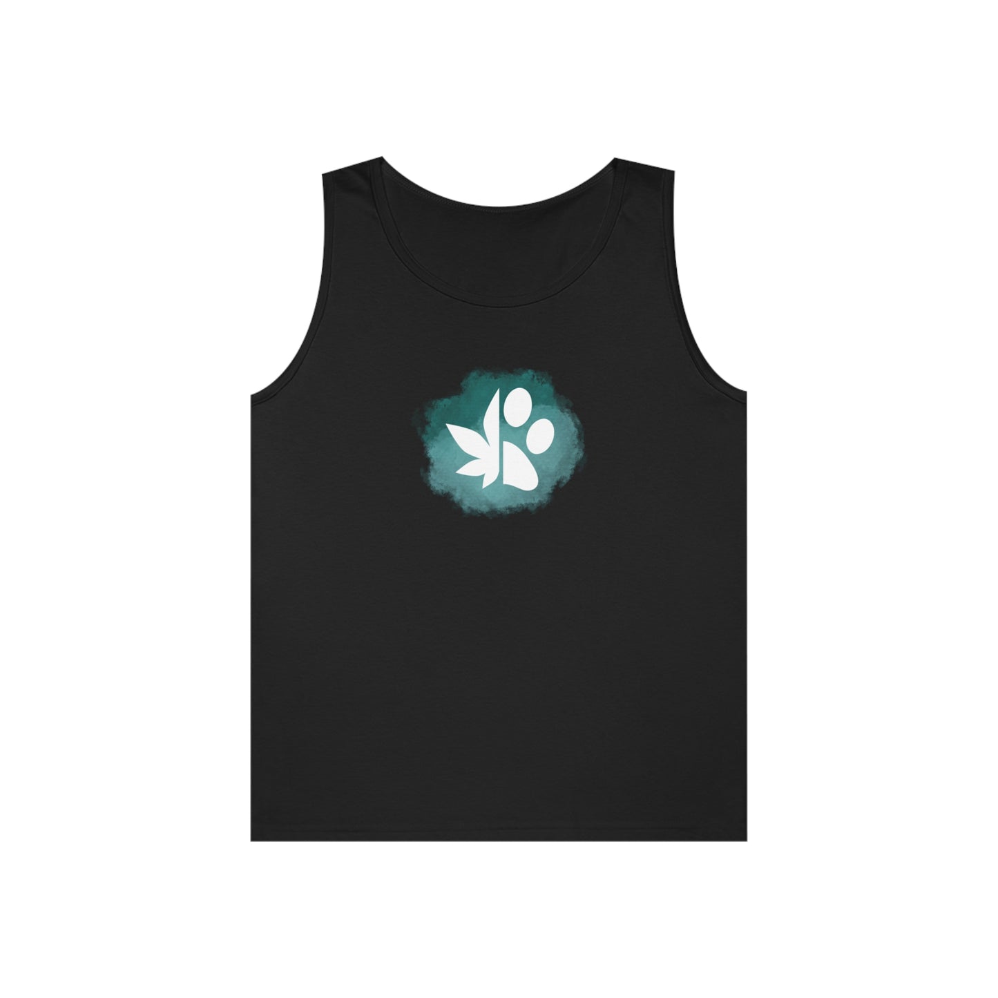 Dope Dogs Teal Smoke Tank Top