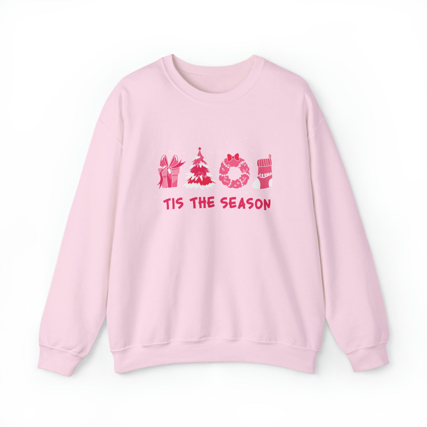 "'Tis The Season" Pink Christmas, Sweatshirt