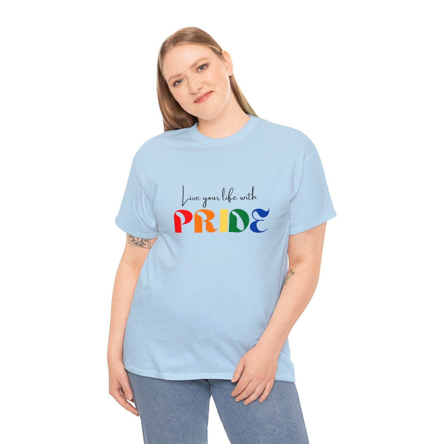 "Live your life with pride", Tee