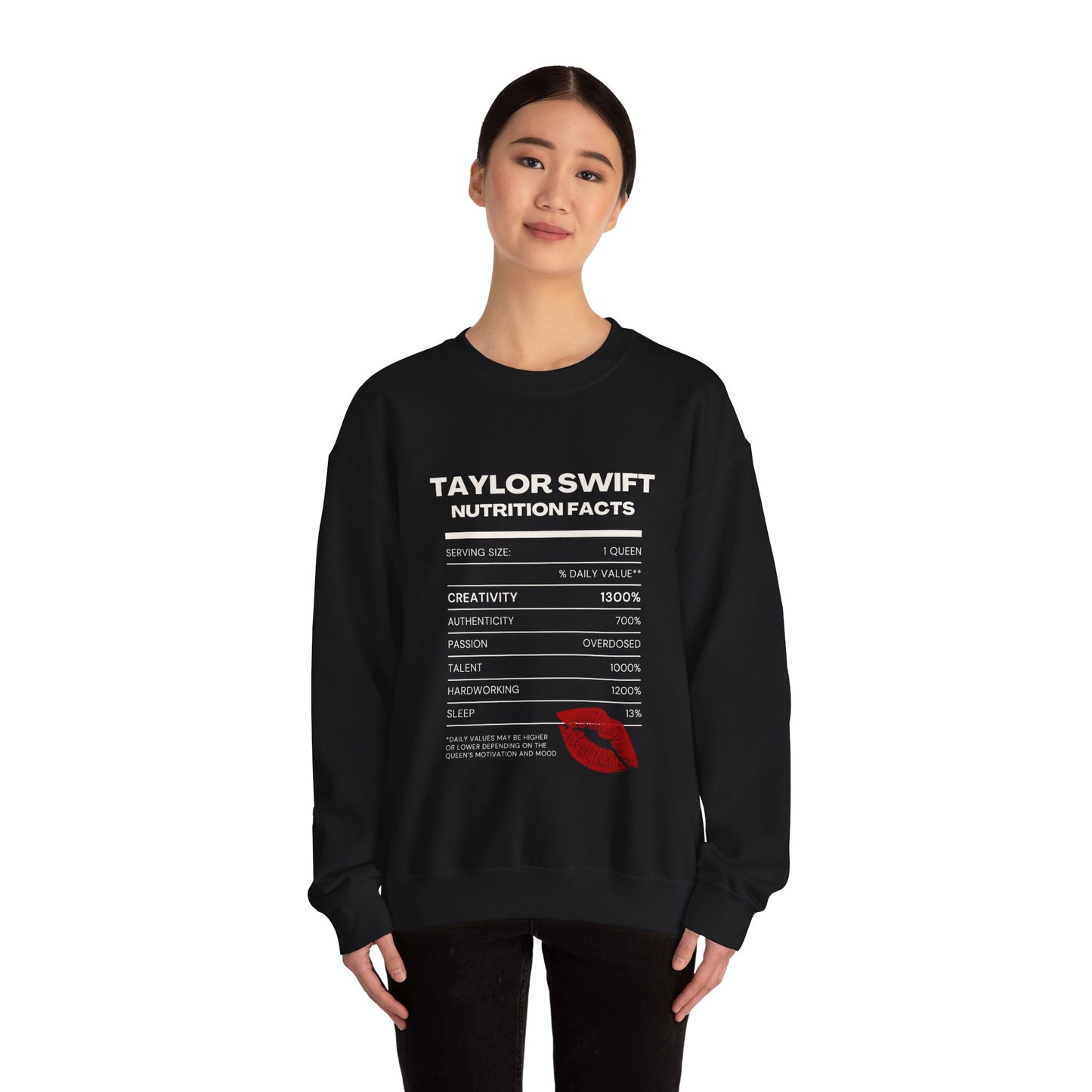 Taylor Swift Nutrition Facts, Sweatshirt