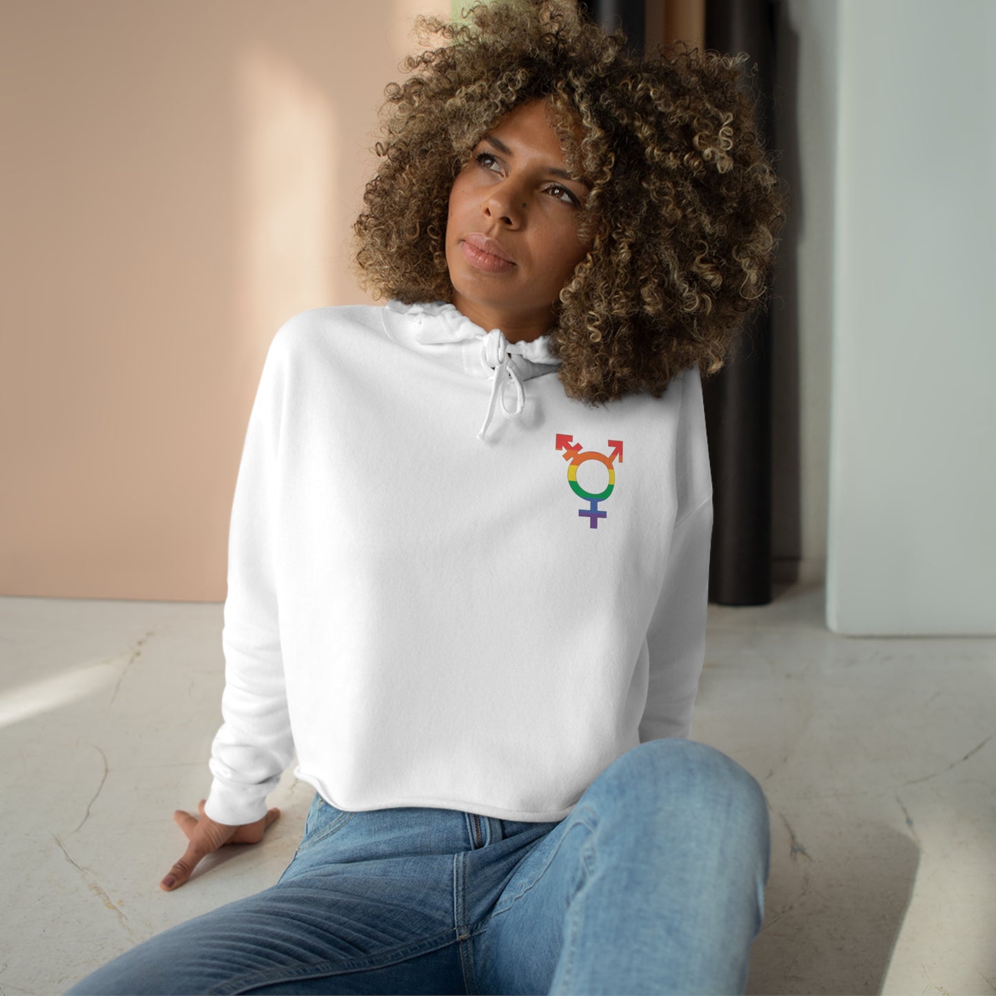 LGBTQ+ Crop Hoodie