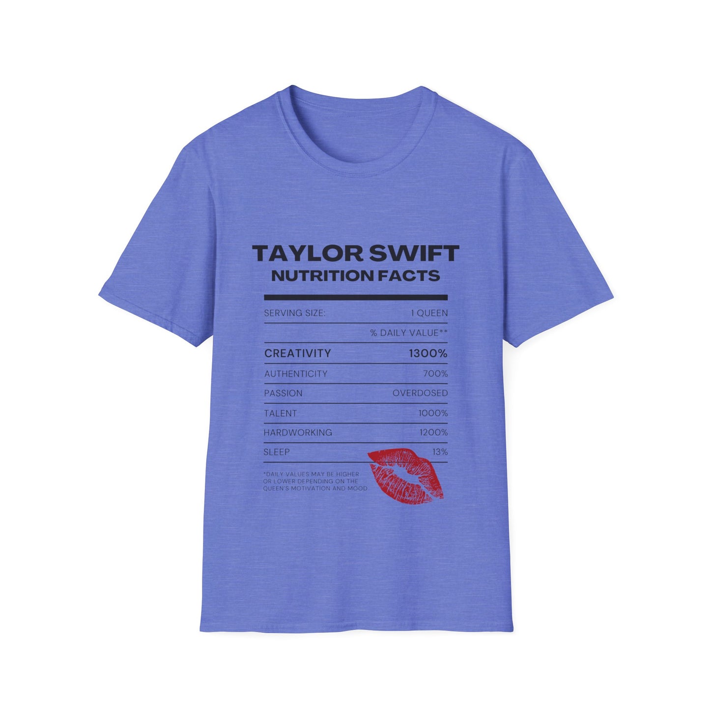 Taylor Swift Nutritional Facts, Tee