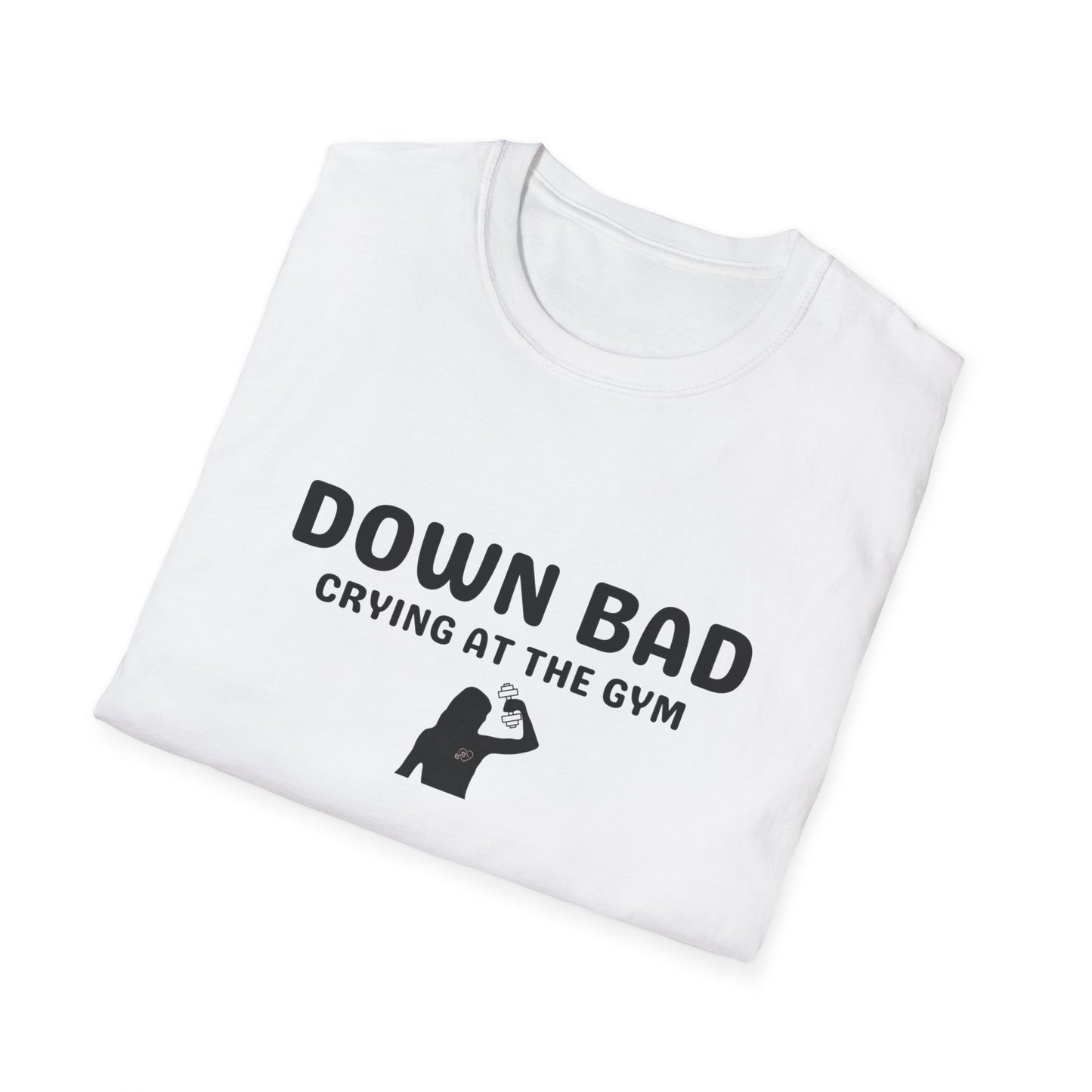 Down Bad Crying at the Gym, TS Lyrics, Tee