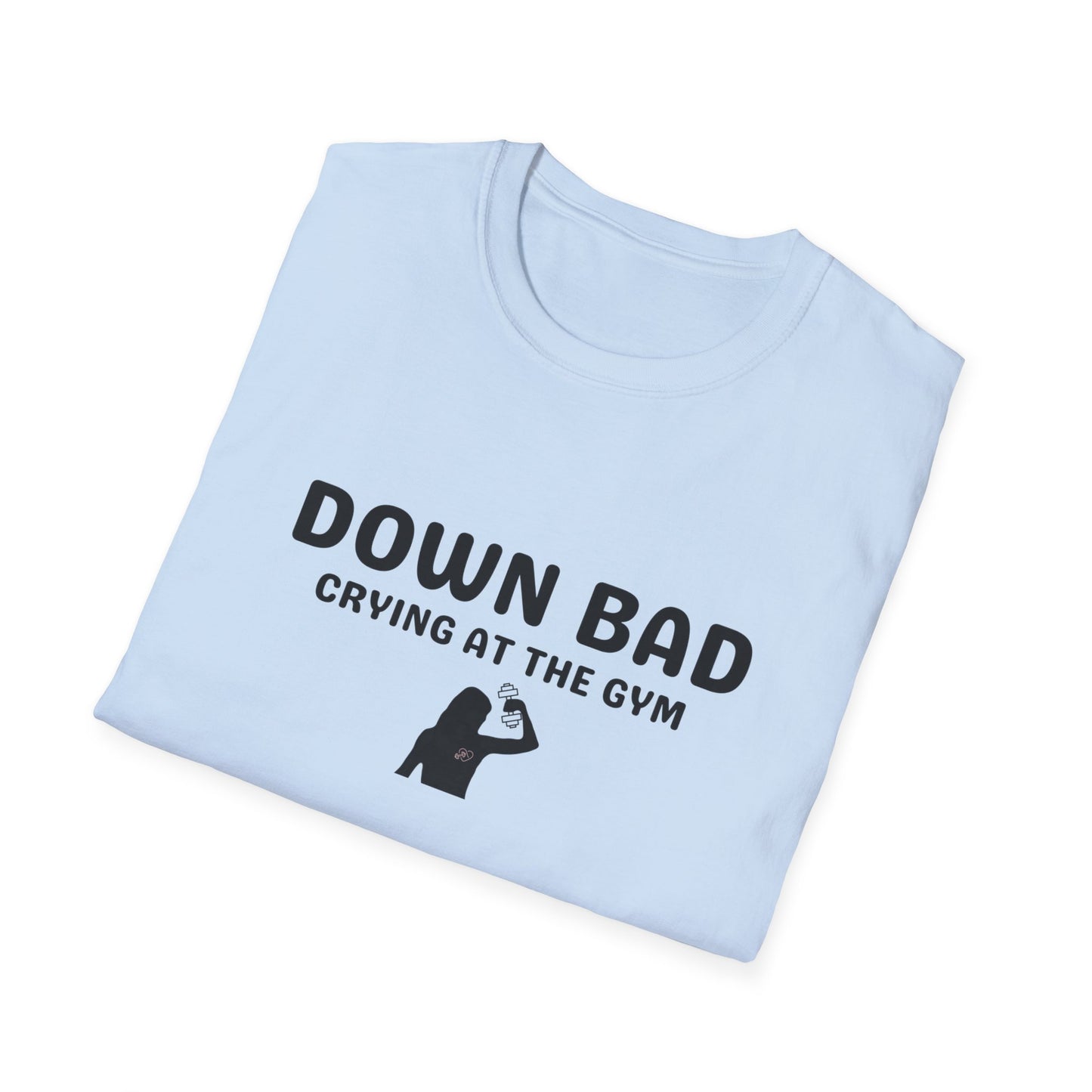 Down Bad Crying at the Gym, TS Lyrics, Tee