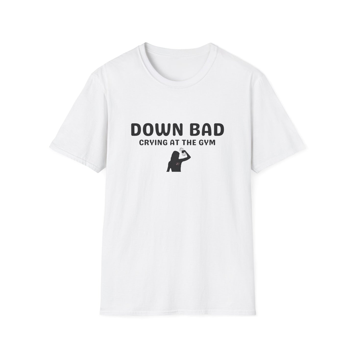 Down Bad Crying at the Gym, TS Lyrics, Tee