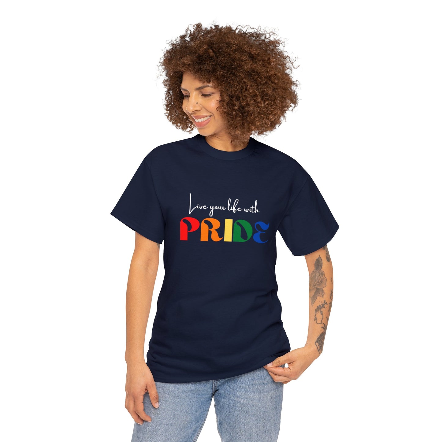 "Live your life with pride", Tee