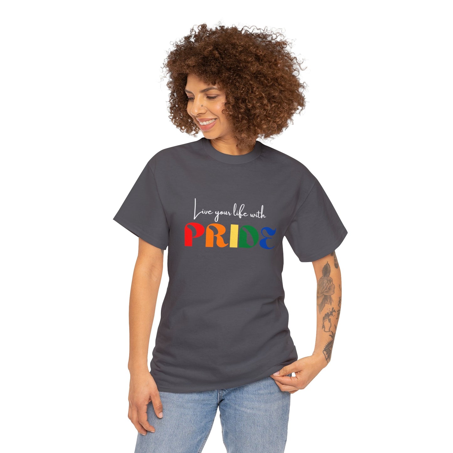 "Live your life with pride", Tee