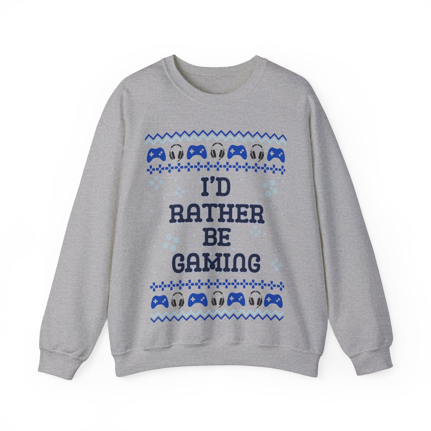 I'd Rather Be Gaming, Christmas Sweatshirt