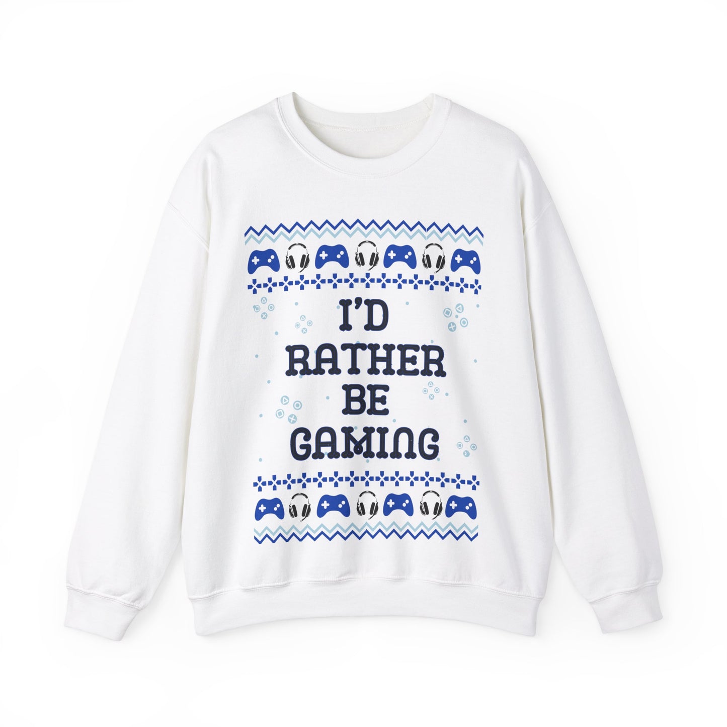 I'd Rather Be Gaming, Christmas Sweatshirt