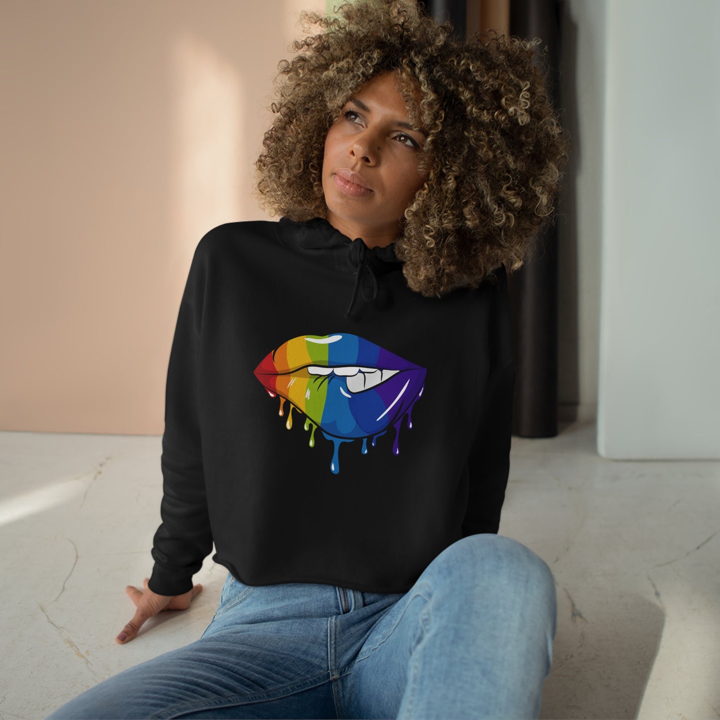 Dripping Sexuality, Crop Hoodie