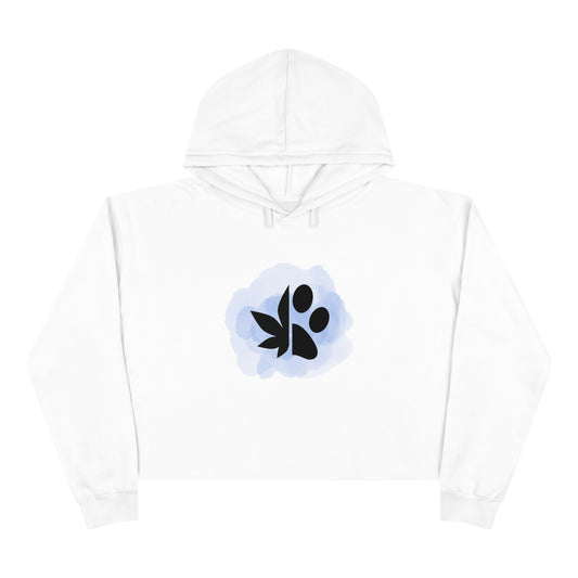 Dope Dogs Blue Smoke Cropped Hoodie