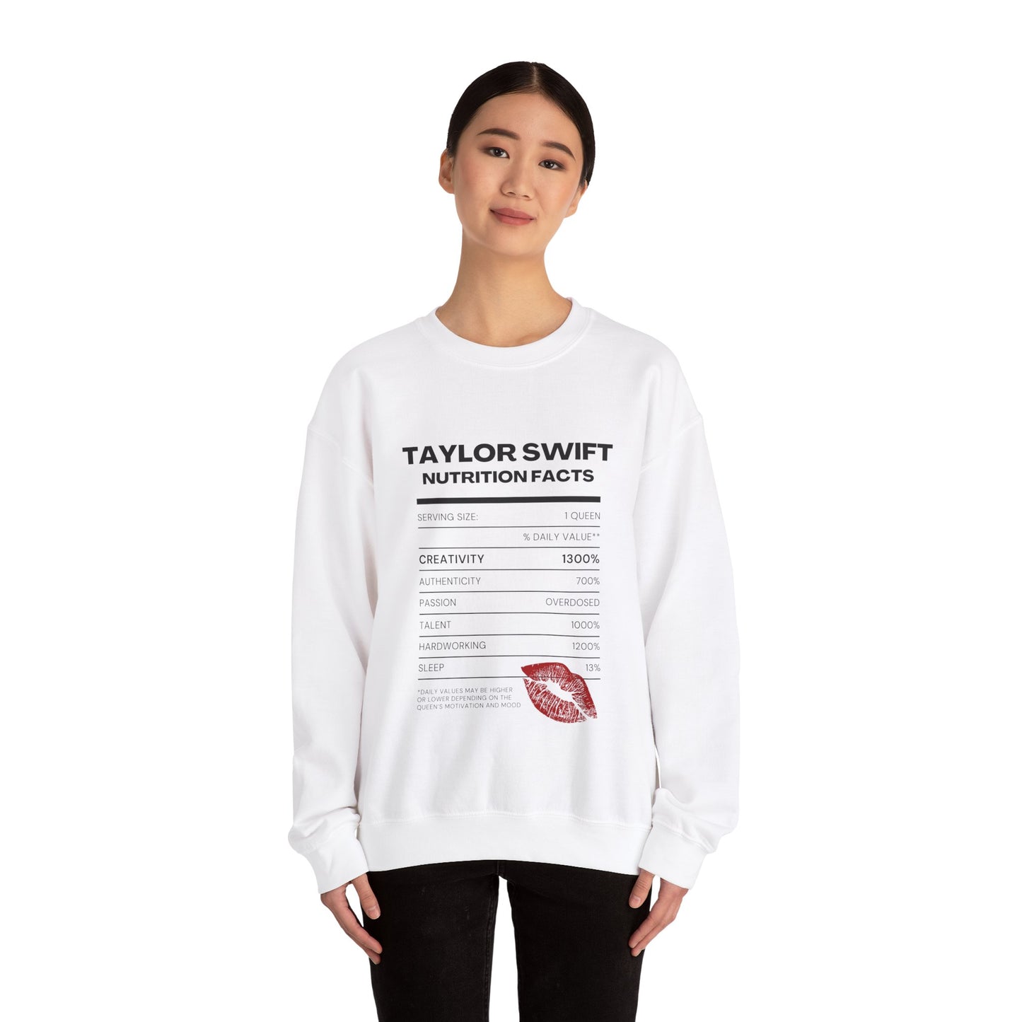 Taylor Swift Nutrition Facts, Sweatshirt