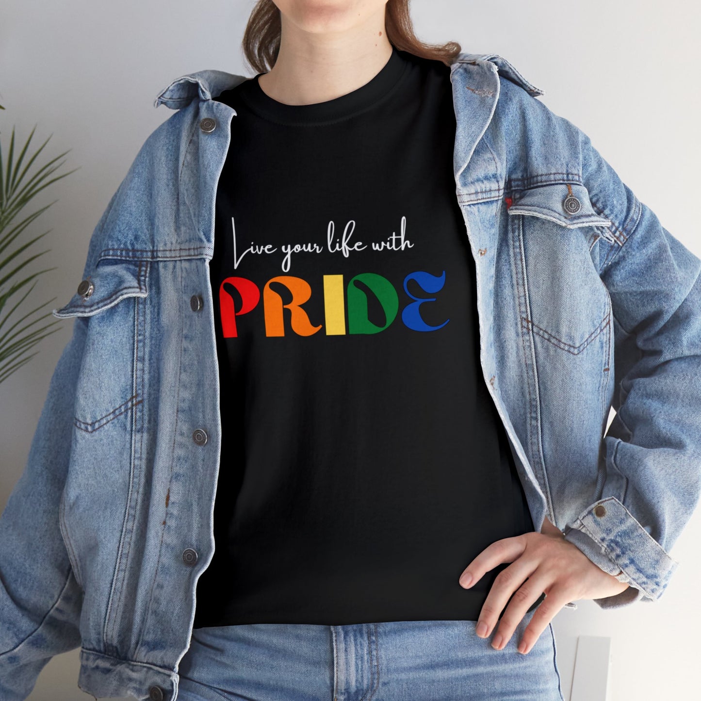 "Live your life with pride", Tee