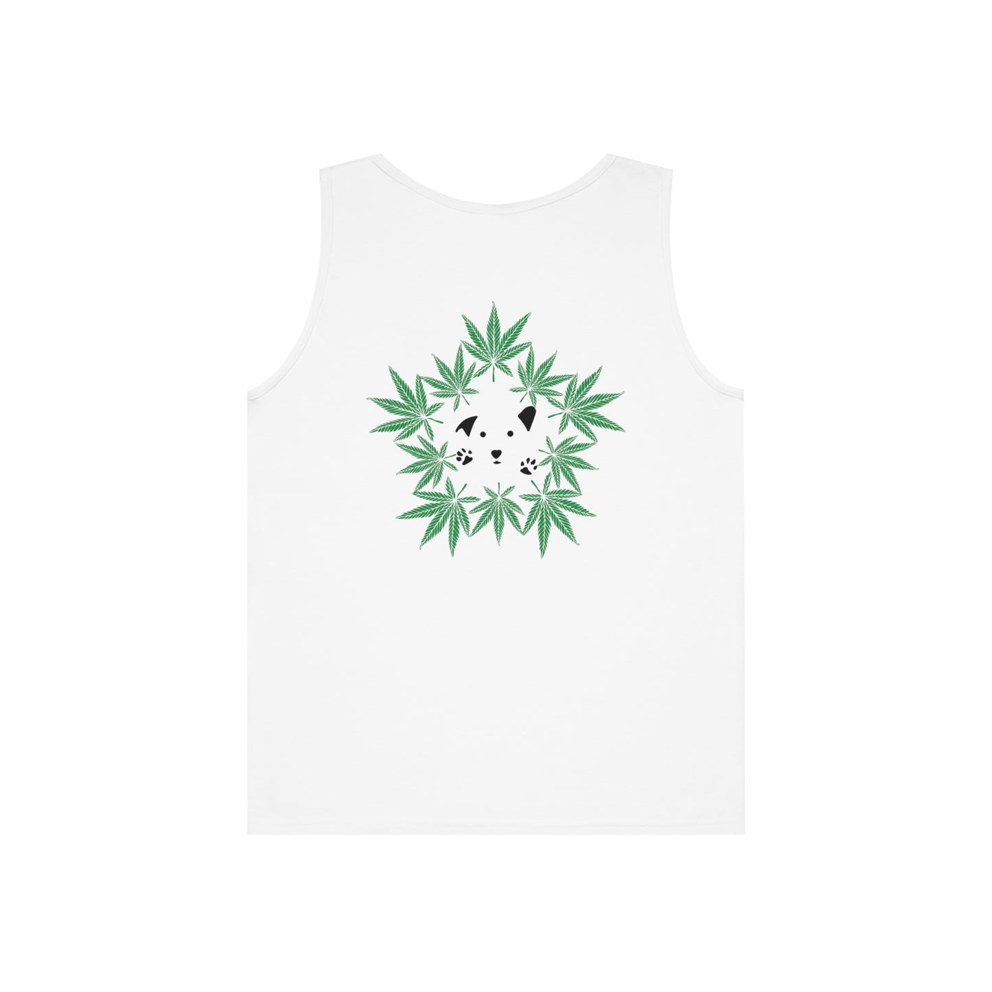 Dope Dogs Teal Smoke Tank Top