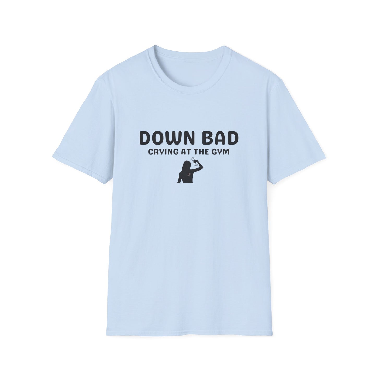 Down Bad Crying at the Gym, TS Lyrics, Tee