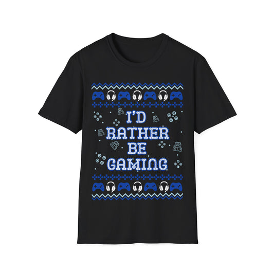 I'd Rather Be Gaming, Christmas Tee