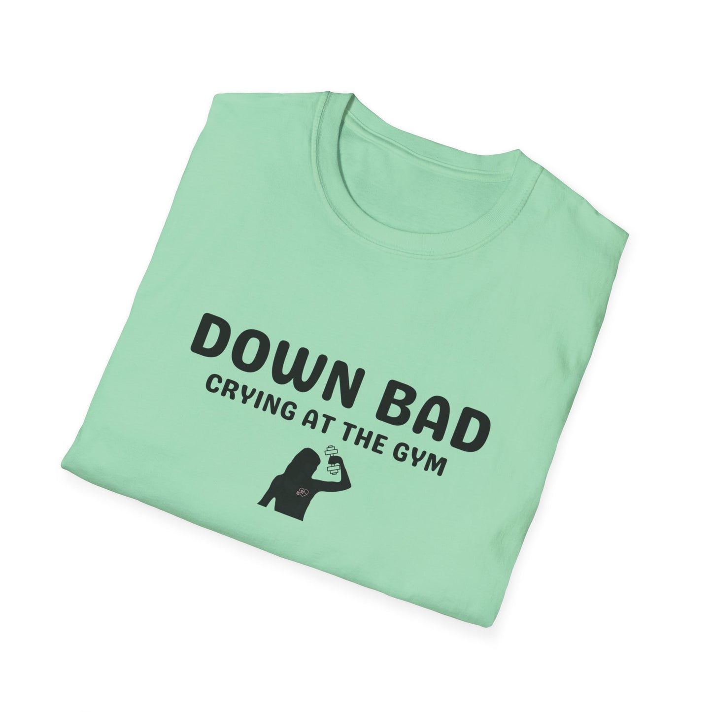 Down Bad Crying at the Gym, TS Lyrics, Tee