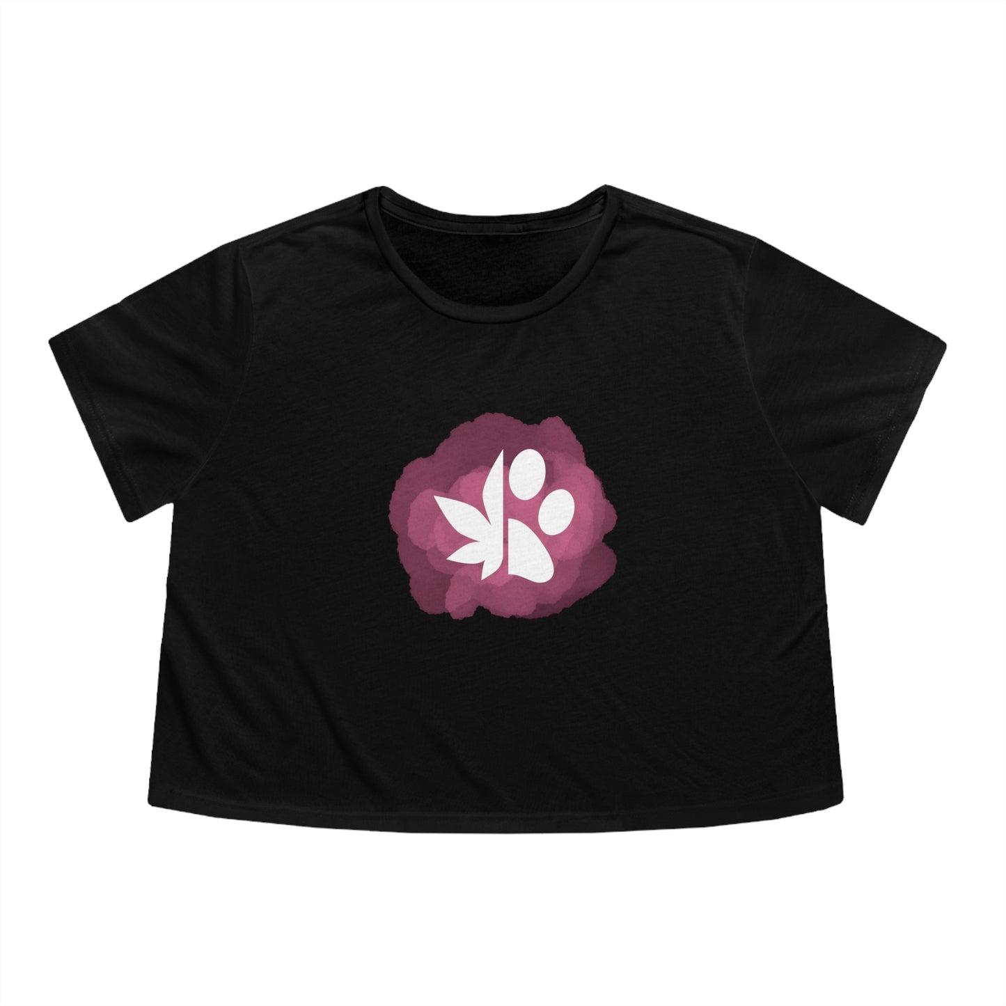 Dope Dogs Pink Smoke Cropped Tee