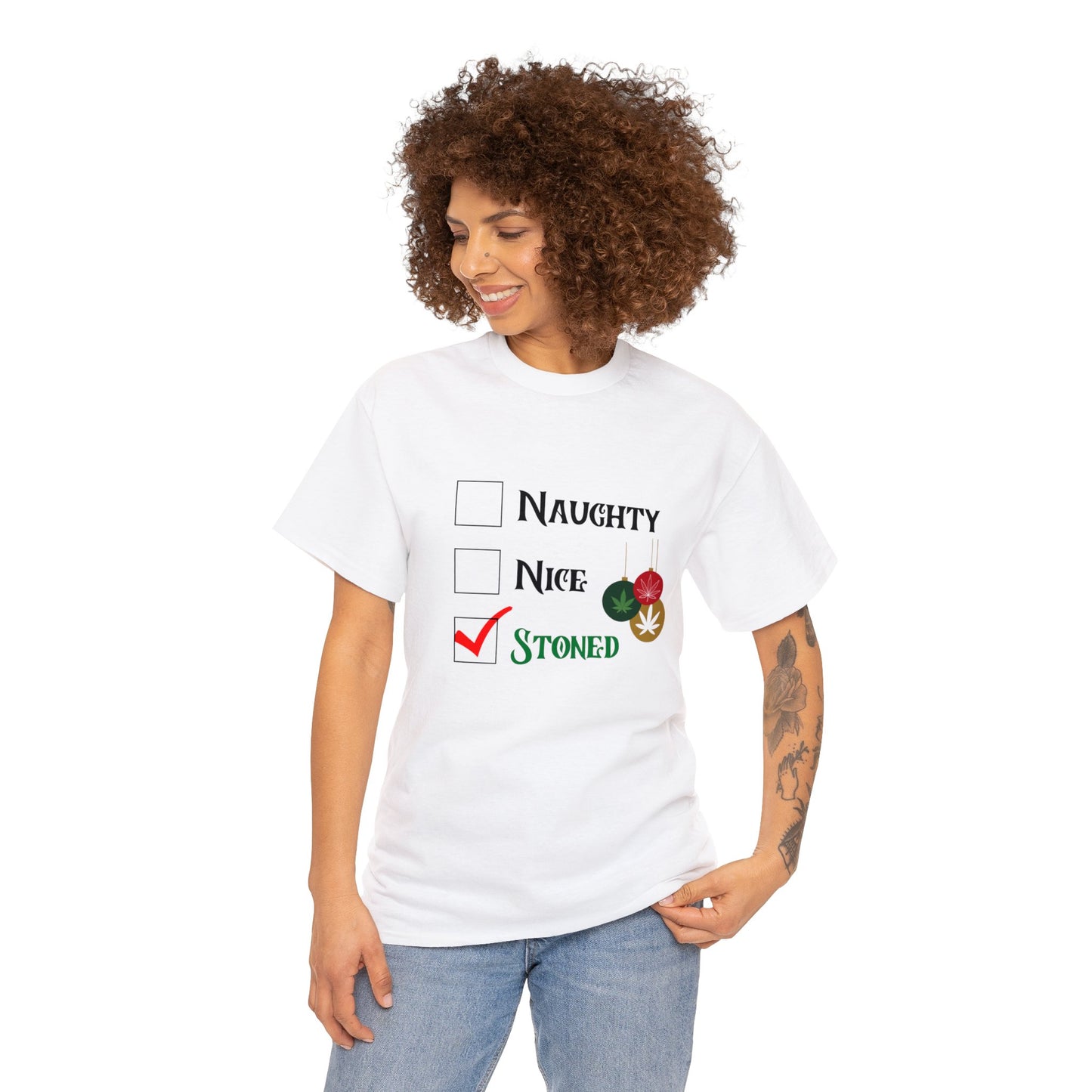 "Naughty, Nice, Stoned", Tee