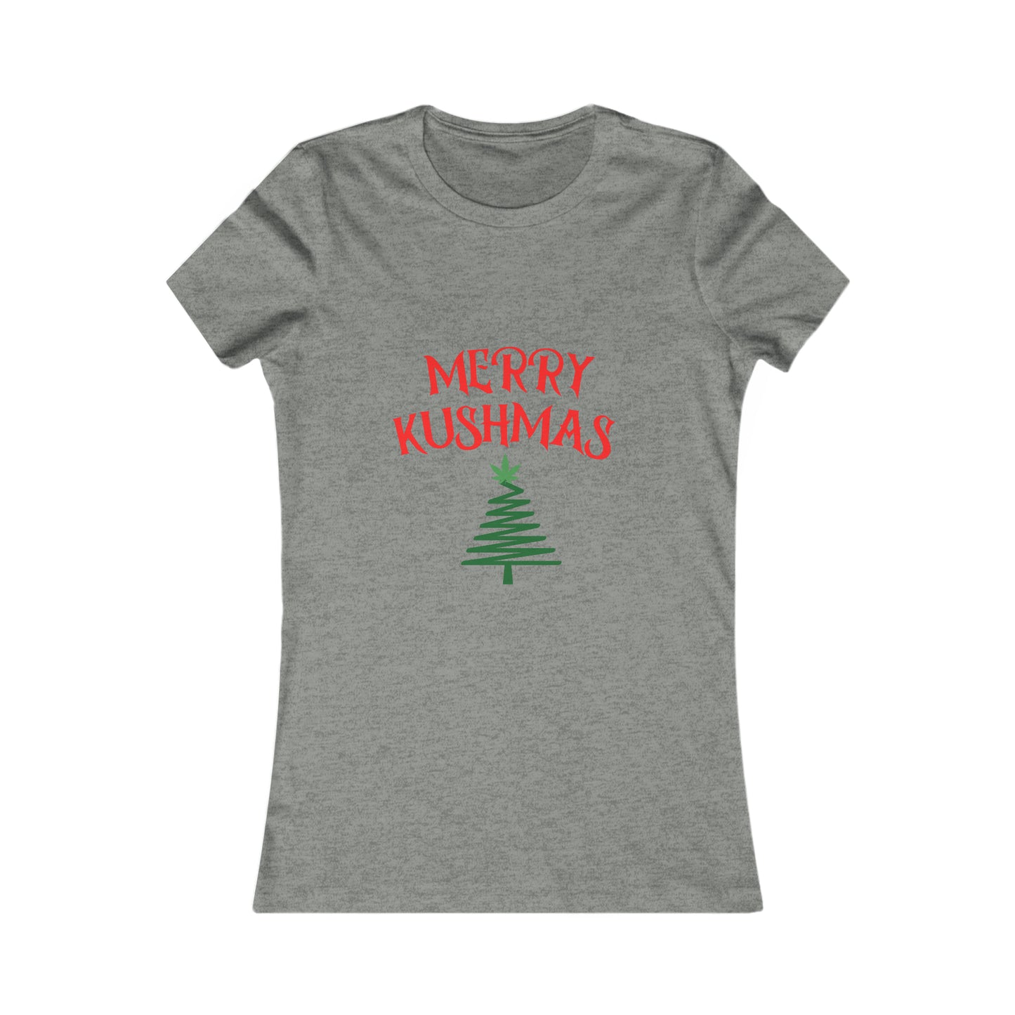 "Merry Kushmas" Tree, Women's Tee